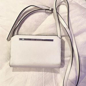 Steve Madden white crossbody bag